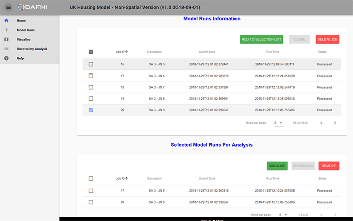 housing model screen shot