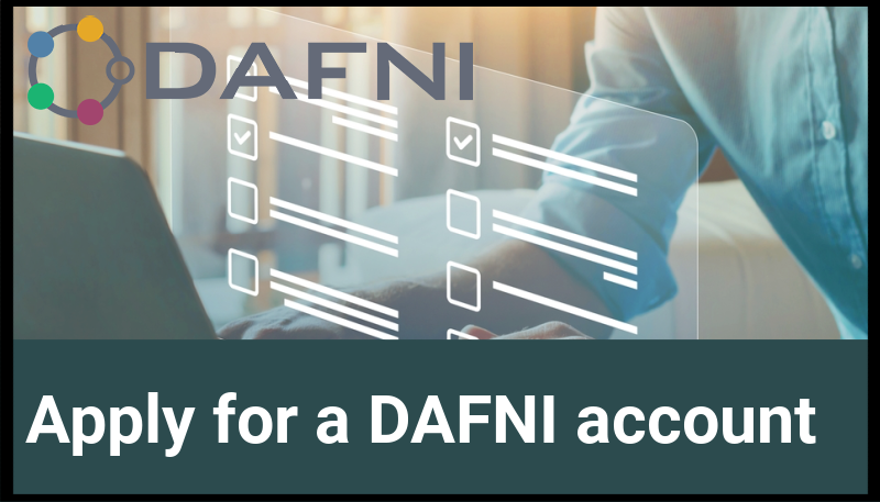 Apply for a DAFNI account