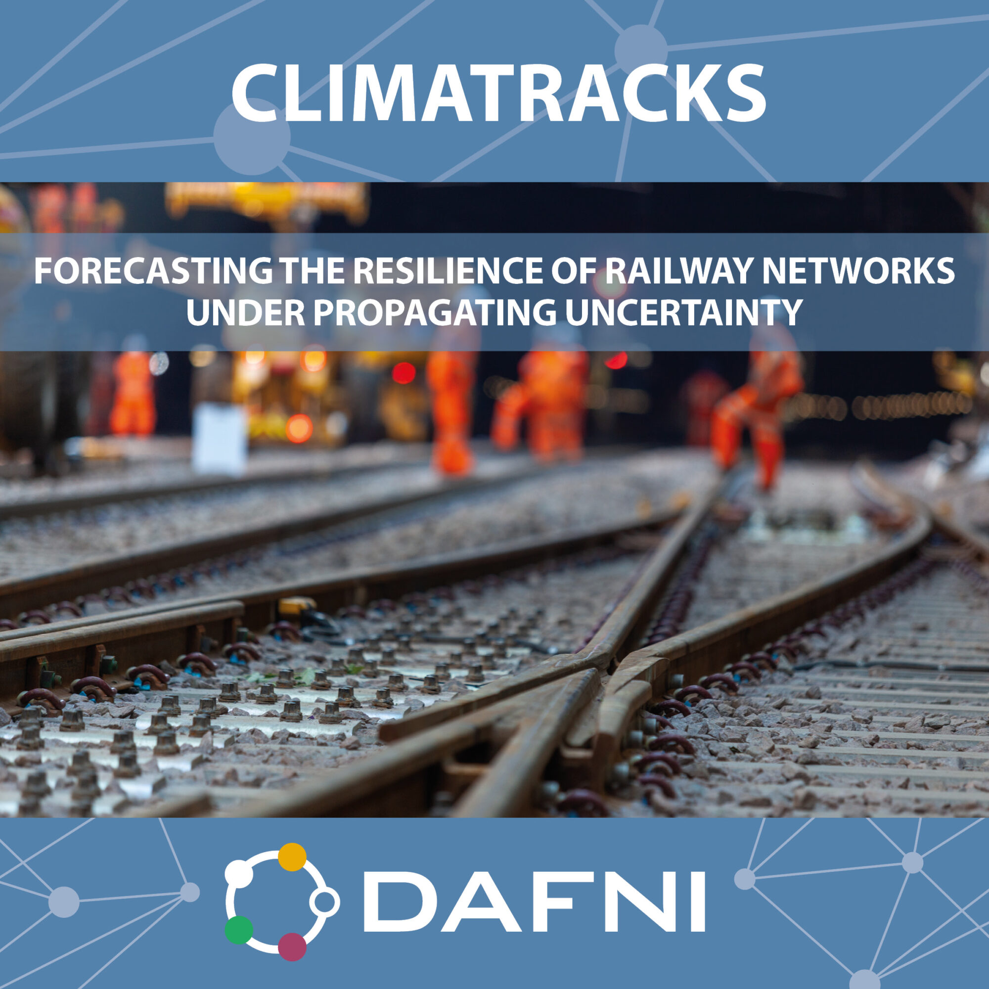 ClimaTracks Forecasting the resilience of railway network under propagating uncertainty