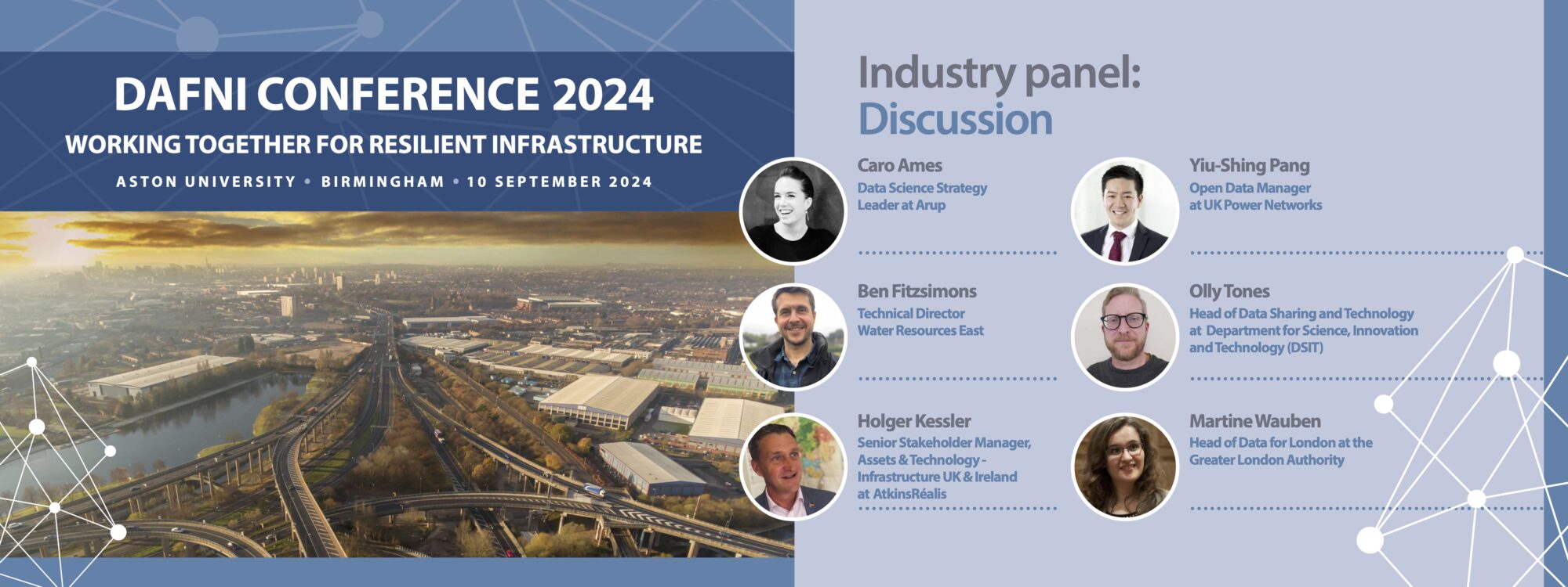 PowerPoint Slide, Industry Panel, DAFNI Conference 2024